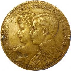 Medal - Alfonso XIII royal wedding