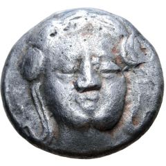 Tetradrachm Apollokopf-Dickschrötling Type