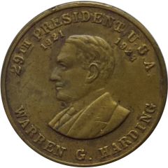 Token - Warren G. Harding