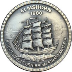 Medal - 5th German tournament of tax authorities Elmshorn