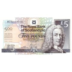 5 Pounds Royal Bank of Scotland - Royal College of Surgeons Edinburgh