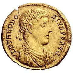 1½ Solidus - Theodosius I FELIX ADVENTVS AVG N