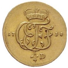 1/4 Ducat - Christian Ernest and Francis Josias