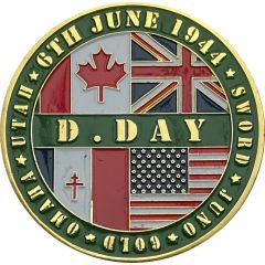 Jeton touristique - Prune - D-Day - 82ème division américaine