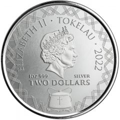 2 Dollars - Elizabeth II Komodo Dragon A.I. Apocalypse