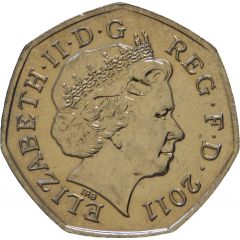 50 Pence - Elizabeth II 4th portrait, Athletics