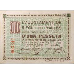 1 Peseta Ripoll del Vallès