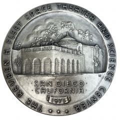 Medal - Reuben H. Fleet Space Theater and Science Center San Diego California