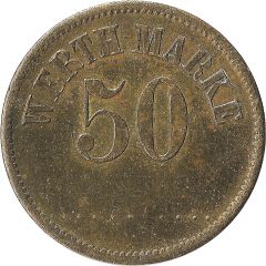 50 Pfennig Werth-Marke