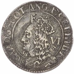 1/2 Merk - Charles I 3rd Coinage, 1st Issue