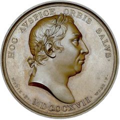 Medal - George III Death, T. Webb, bronze
