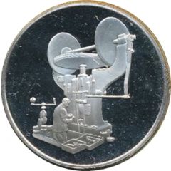 Medallion - Postmasters 50th Anniversary of Irish Currency of 1928