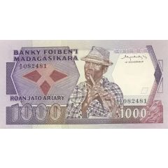 1000 Francs / 200 Ariary