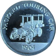 Franklin Mint - Collection of Antique Car Coins - Series 2 Packard Touring Car