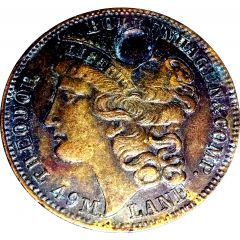 Theodor Bollenhagen City Hall New York Merchants Token