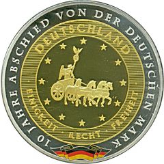 Medal - 10 Years since Deutsche Mark