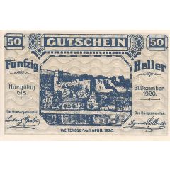 50 Heller Weitenegg