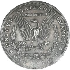 1 Dollar - `Morgan` Anubis & Ra