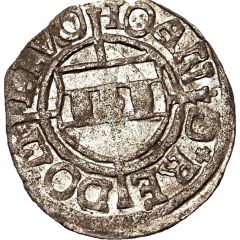 1 Schilling - Johann von der Recke and Wilhelm von Brandenburg Riga