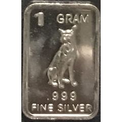 1 Gram Silver Dog