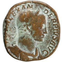 Sestertius - Severus Alexander P M TR P XI COS III P P S C, Sol