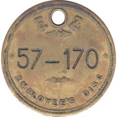 Token - Electrolytic Zinc Co. of Australasia Type 3b - Wage Token