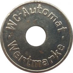Token - WC Automat Wertmarke type 6