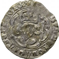 1 Groat - James II 1st Coinage, 3rd Fleur-de-lis Issue