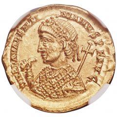Solidus - Valentinian III VOT X MVLT XX, Rome