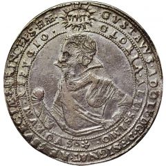 8 Mark - Gustav II Adolf Laureate head - Type I