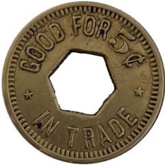 5 Cents - Watling Manufacturing Chicago, Illinois