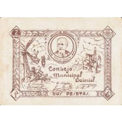 2 Pesetas Daimiel