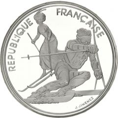 100 Francs Slalom Skiing