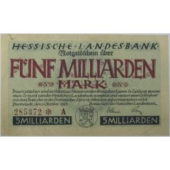 5 000 000 000 Mark Hessische Landesbank