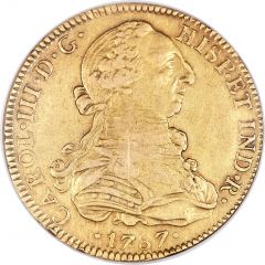 8 Escudos - Carlos III