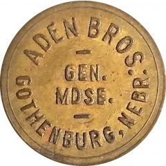 25 Cents - Aden Bros. Gen. Mdse.