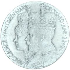 Medal - George V Coronation, H.B. Sale, silvered bronze