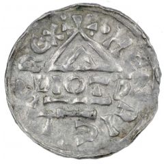 Denier - Henry II Neuburg mint, temple