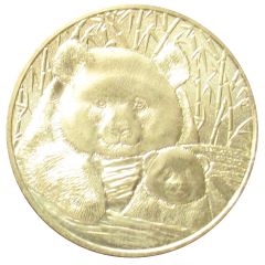Monnaie de Paris Tourist Token - ZooParc de Beauval Maman et bébé panda
