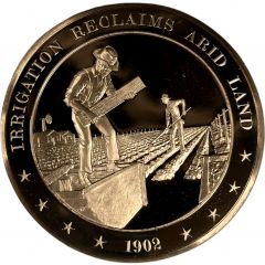 Medal - History of the United States Irrigation Reclaims Arid Land