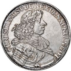 1 Speciedaler - Christian V Danish East India Co. Trade coinage