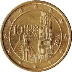 10 Euro Cents 1st map
