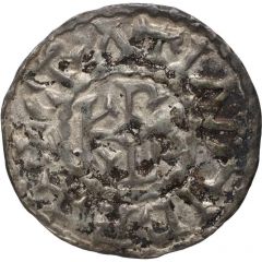 Denier - Charles III Angers mint