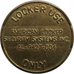 Token - American Locker Security Systems AL-9427-004, no mint mark