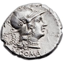 Denarius Servilia: Gaius Servilius, ROMA / C•SERVEILI•M•F