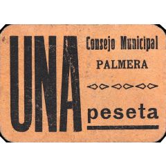 1 Peseta Palmera