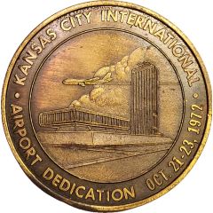 Medal - International Airport Dedication Kansas City, Missouri