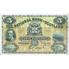 5 Pounds National Bank of Scotland
