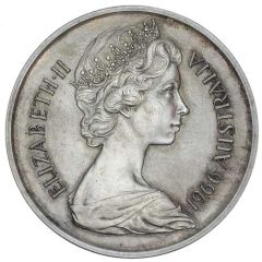 Pattern - 1 Dollar - Elizabeth II 2nd Portrait; Obverse Trial