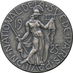 Medal - International Exhibition of Modern Decorative and Industrial Arts in Paris